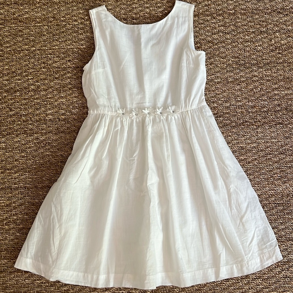 Beautiful white cotton girls Size 14 Crewcuts Dresss